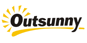 Outsunny 4 Pieces Outdoor Rattan Garden Furniture