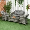 Rattan Garden Furniture with Cushions