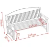 3 Seater Wooden Garden Bench
