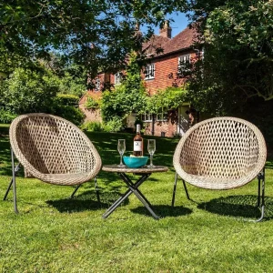 Faux Rattan Bistro Set