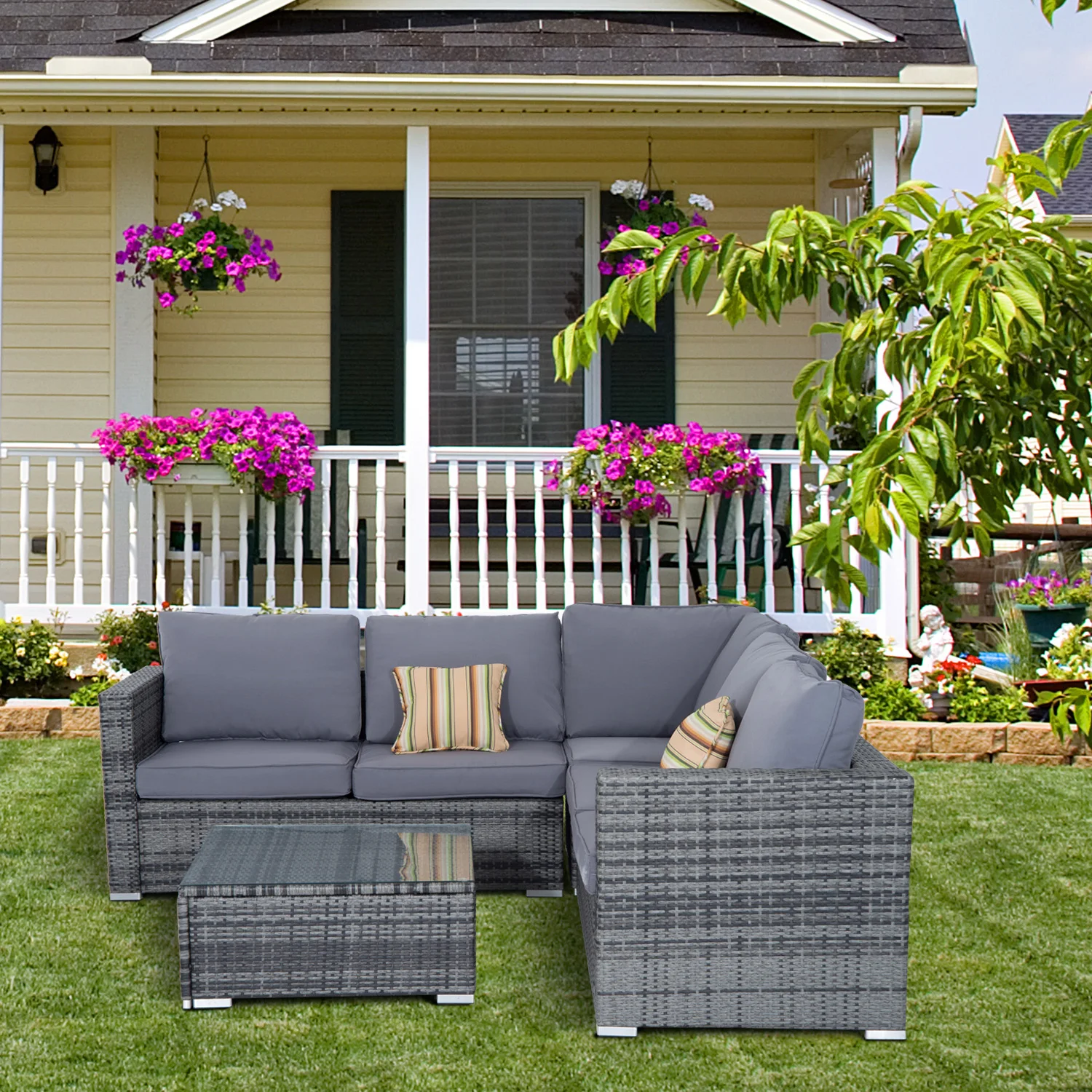 Outdoor Corner Sofa Set