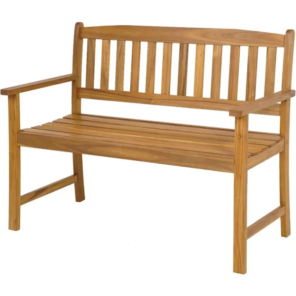 2 Seater Wooden Garden Bench
