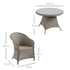 rattan garden table and chairs4 seater rattan set