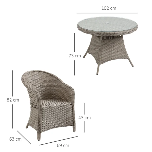 rattan garden table and chairs4 seater rattan set