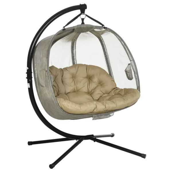 Double Hanging Egg Chair 2 Seater Swing Hammock