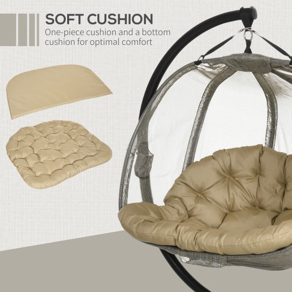 Double Hanging Egg Chair 2 Seater Swing Hammock