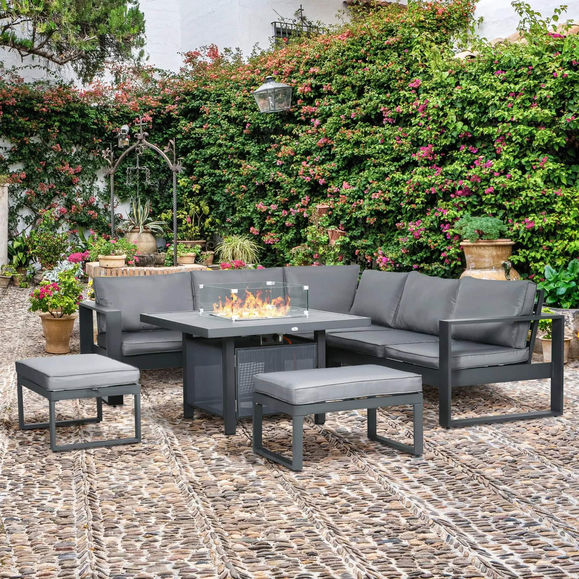 Corner sofa garden furniture sale